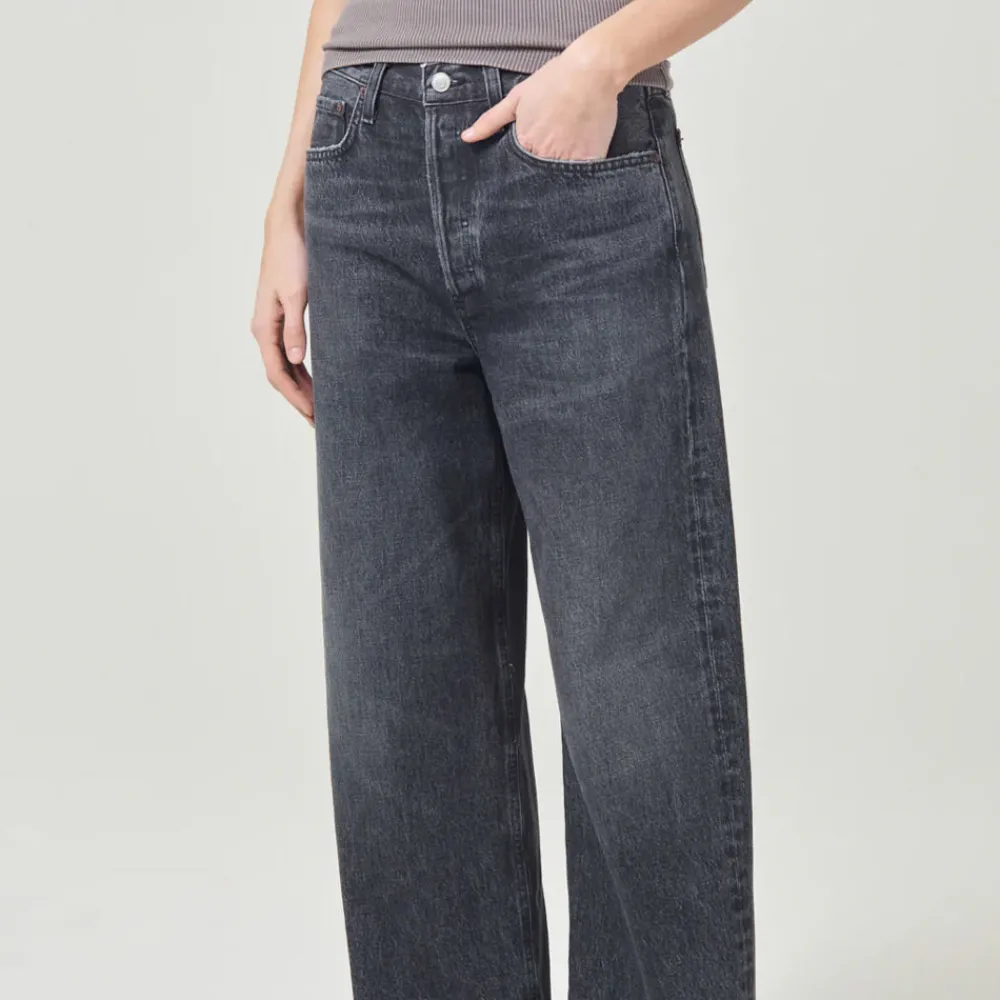 Discount AGOLDE - Jean low slung baggy - Noir