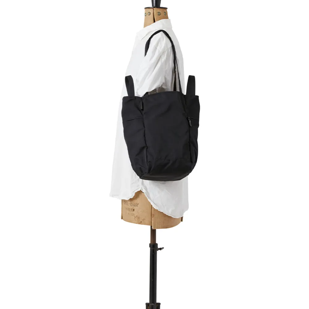 Fashion AMIACALVA - Tote bag zippé M - Noir