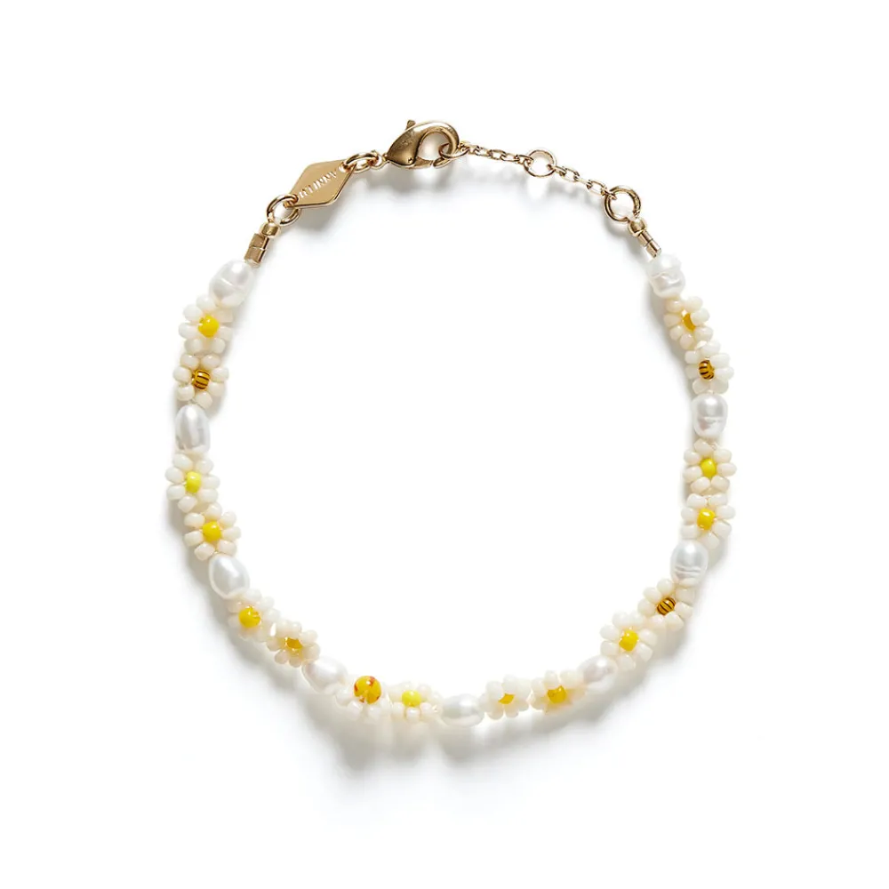 Best Sale Anni Lu - Bracelet Daisy Flower - Blanc