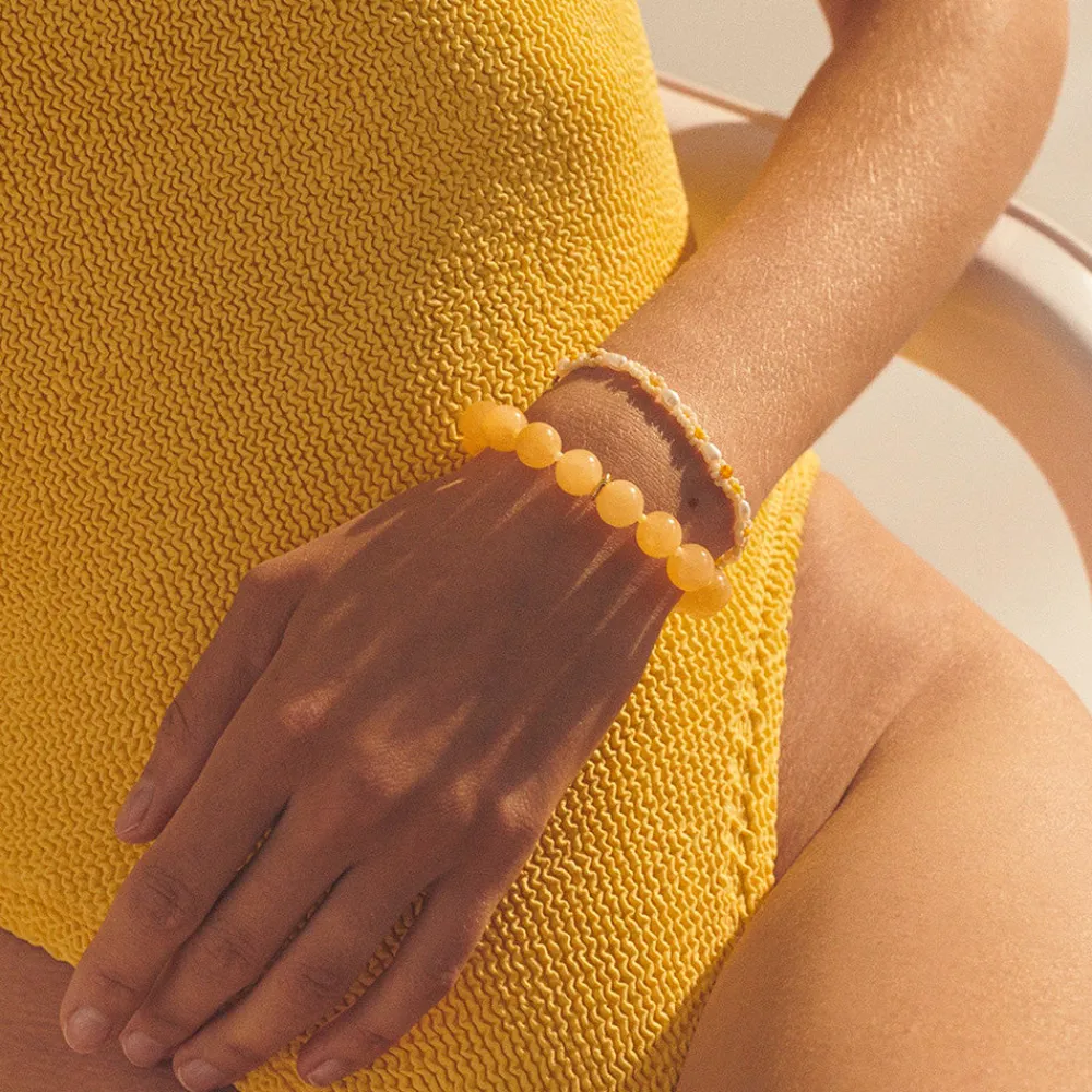 Best Sale Anni Lu - Bracelet Daisy Flower - Blanc