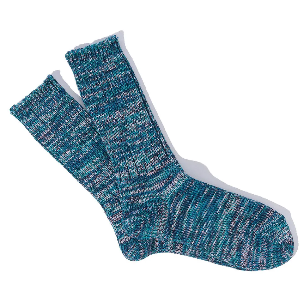 Online Anonymous ISM - Chaussettes 5 Color Mix Crew - Marine