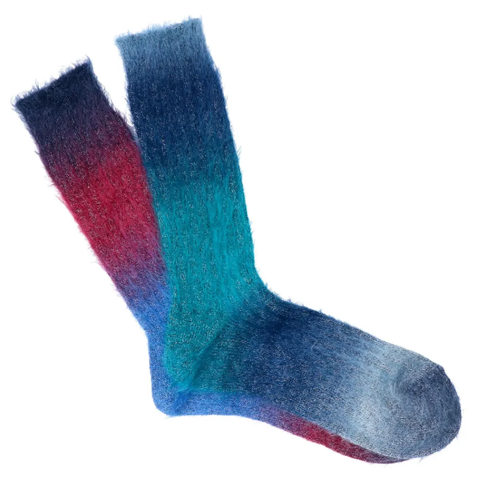 Flash Sale Anonymous ISM - Chaussettes Mohair - Bleu