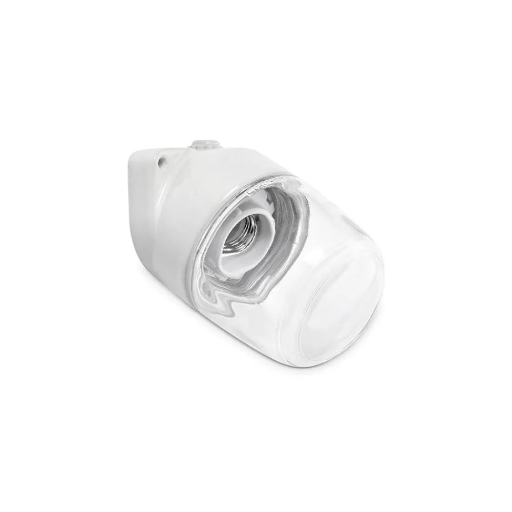 Outlet 146 MANUFACTUM Applique en porcelaine coudée Sauna - Transparent