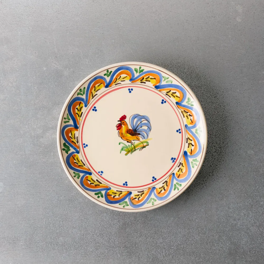 Online 244 FASANO Assiette Coq - Multicolore