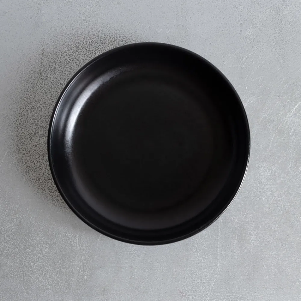 Sale 1636 DEARTIS Assiette creuse en grès - Noir