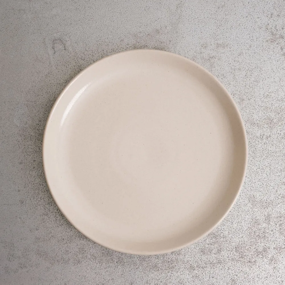 Cheap 559 STONEWARE Assiette plate en grès fin - Blanc