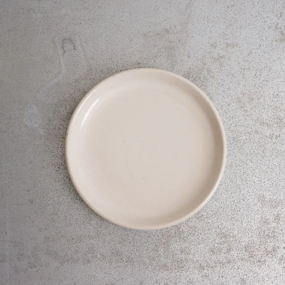 Cheap 559 STONEWARE Assiette plate en grès fin - Blanc