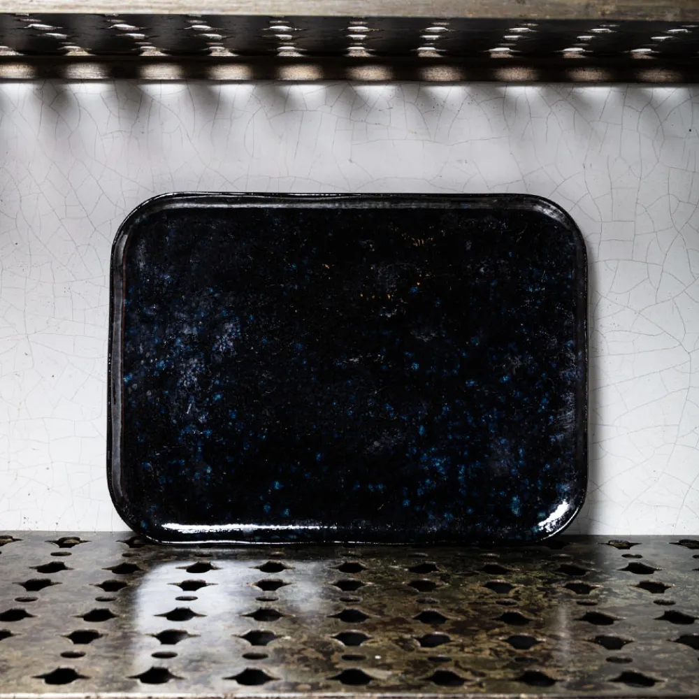 Cheap 259 SERAX Assiette plate en grès n°1 - Noir d'Encre