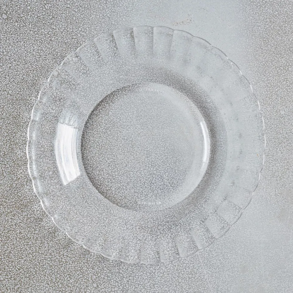 Hot 930 BARBIER DURALEX Assiette transparente Picardie