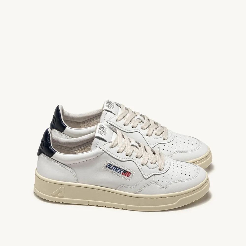 Outlet AUTRY - Baskets Medalist Low - Blanc & Space