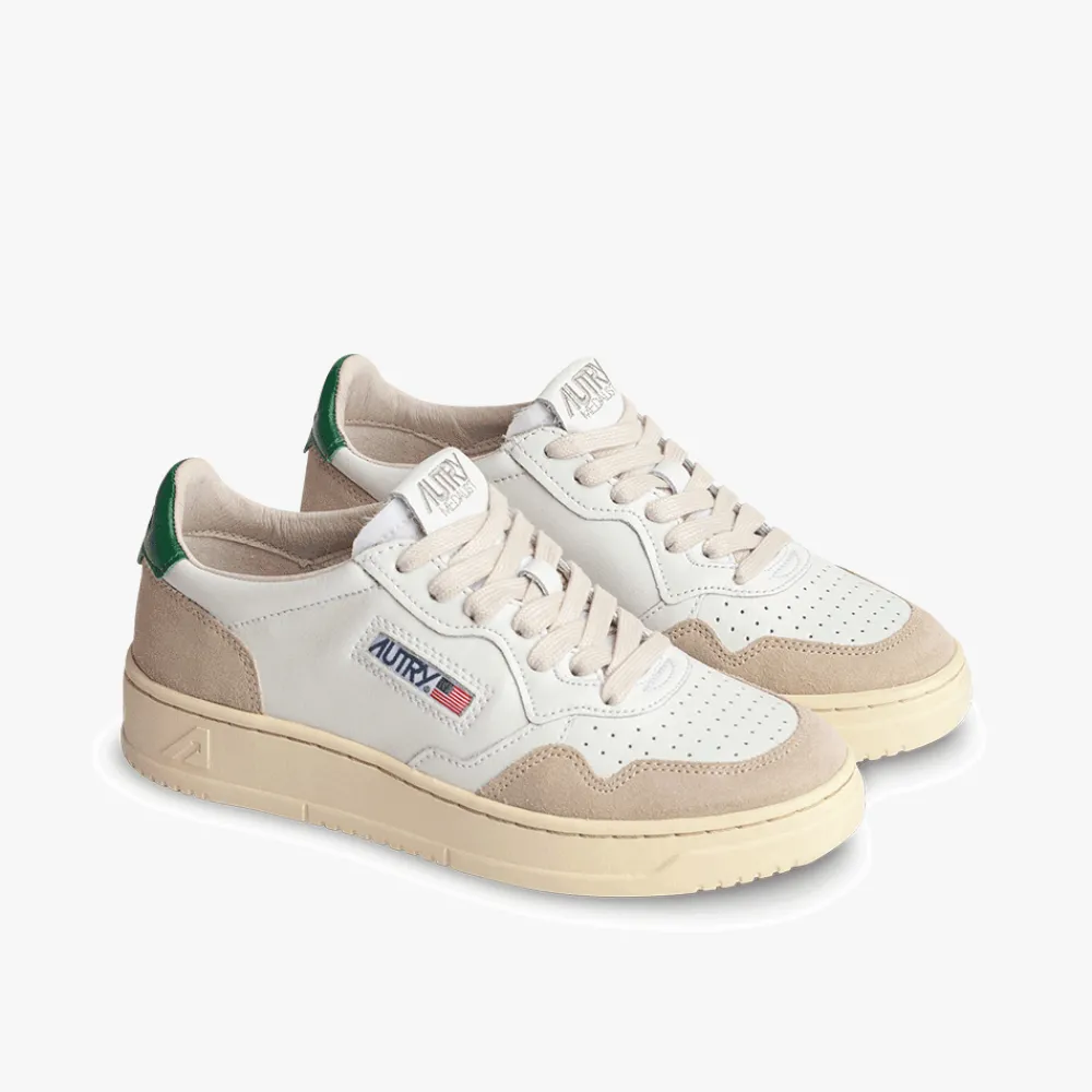 Cheap Autry - Baskets Medalist Low Suede - Vert