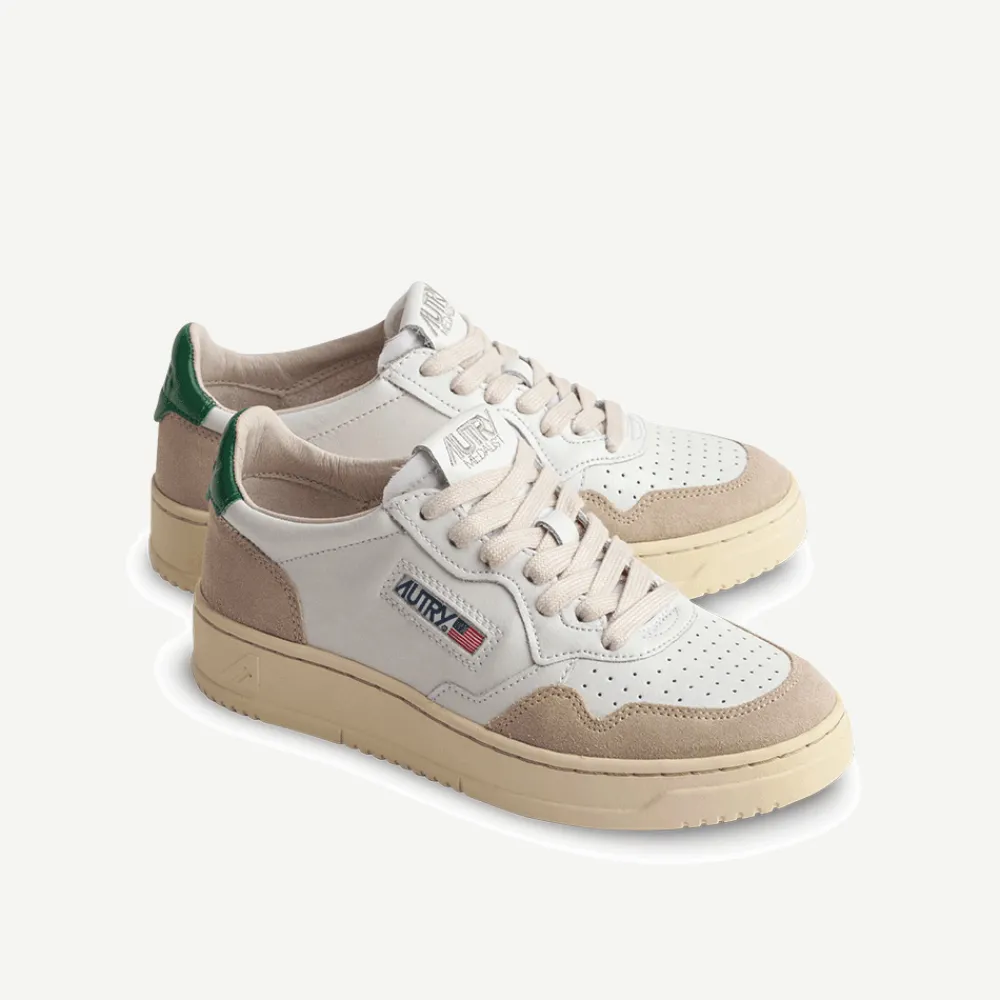 Cheap Autry - Baskets Medalist Low Suede - Vert