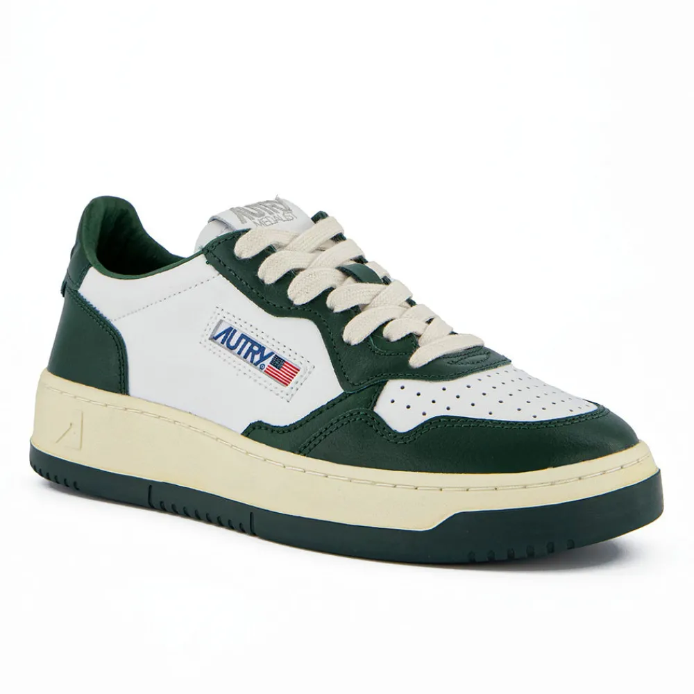 Flash Sale Autry - Medalist Low Man - Vert/Blanc