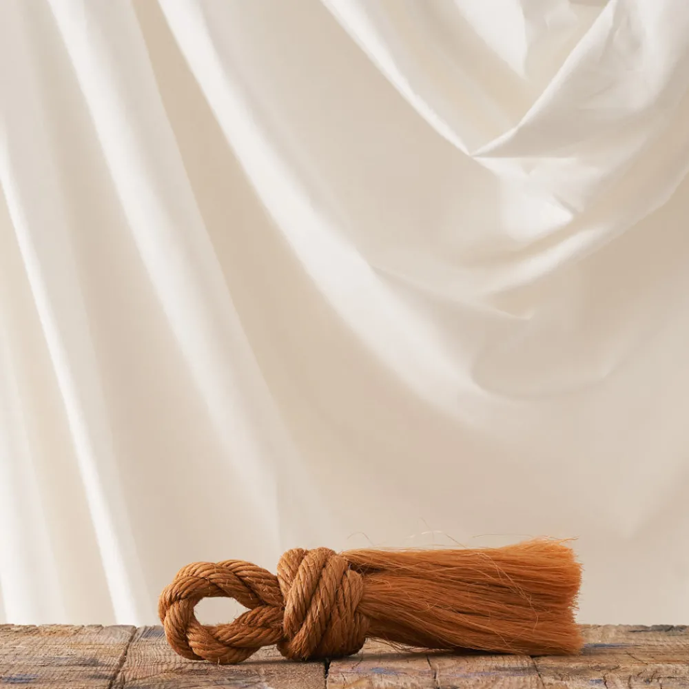 Sale 1236 BROUSTOU Balayette Noeud en Chanvre - Orange