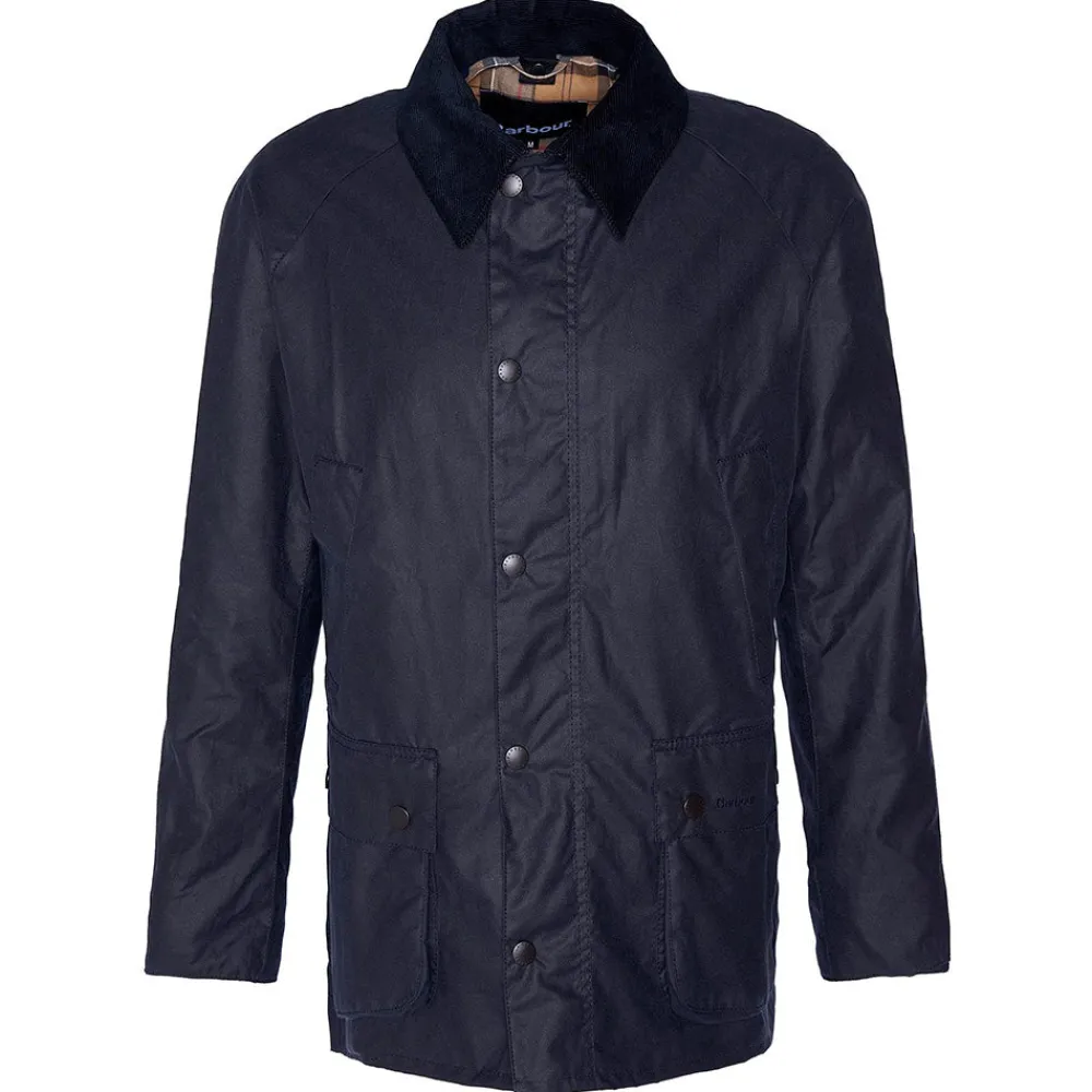 Discount Barbour - Veste Ashby Wax Jacket - Marine