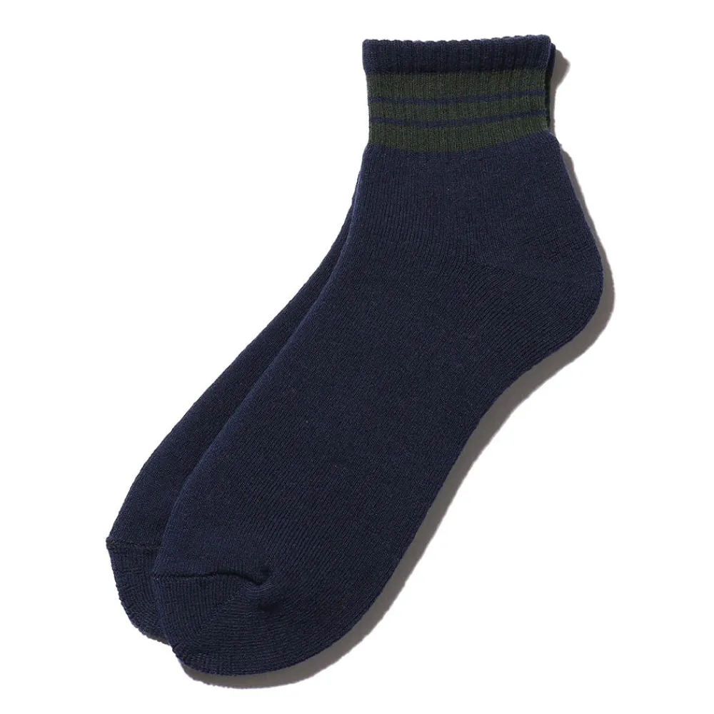 Best Sale BEAMS Plus - Chaussettes School Boy - Marine