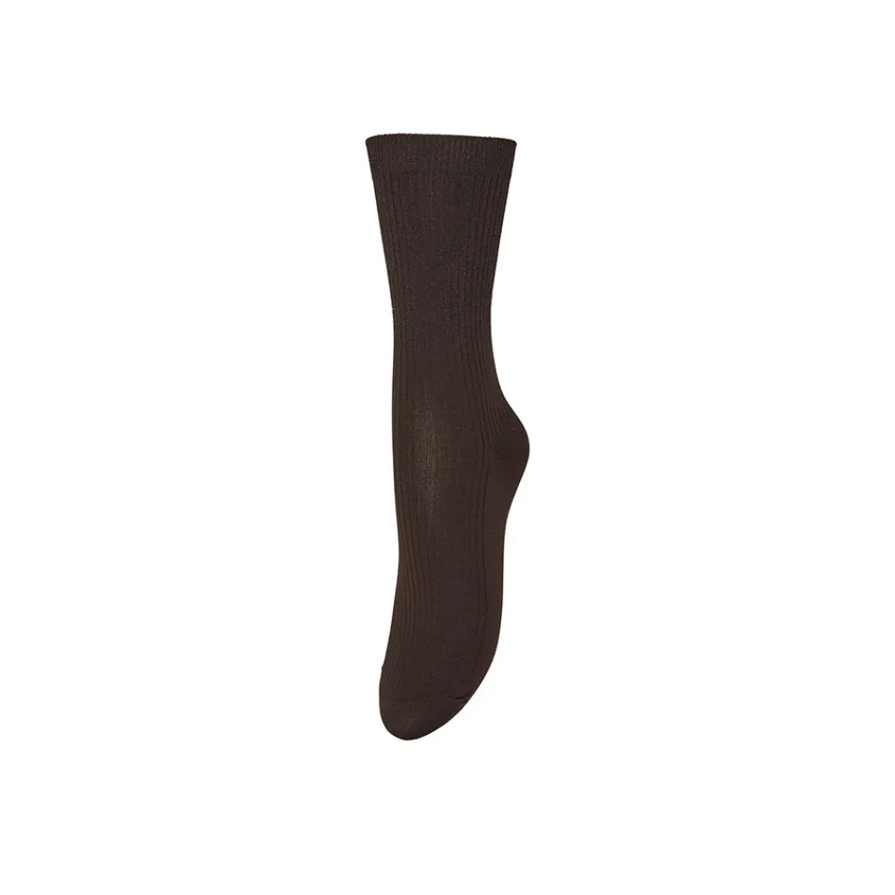 Best Sale Becksöndergaard - Chaussettes Grady Glitter - Marron