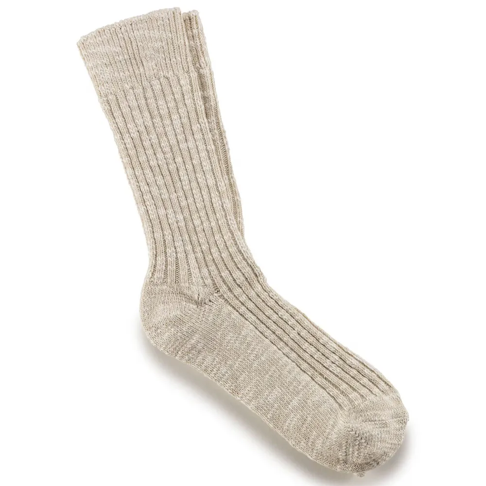 Best BIRKENSTOCK - Chaussettes Coton Flammé - Beige