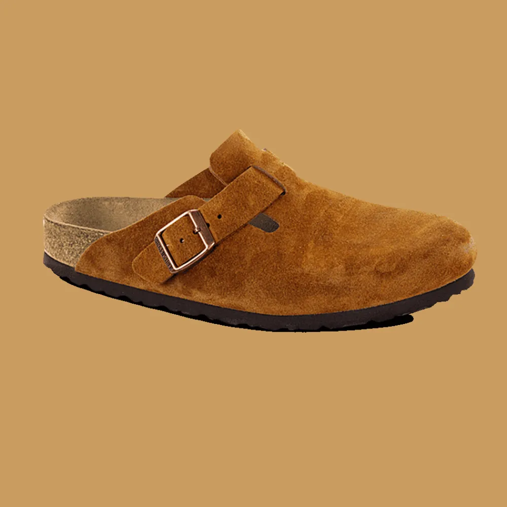 Best Sale Birkenstock - Sabots Boston - Lit de pied souple - marron