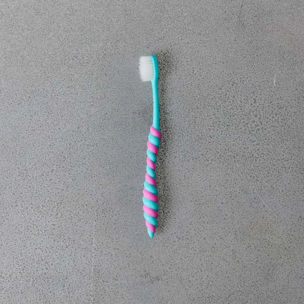 New 2235 TWIZZLEY Brosse à dent - Cyan & Magenta