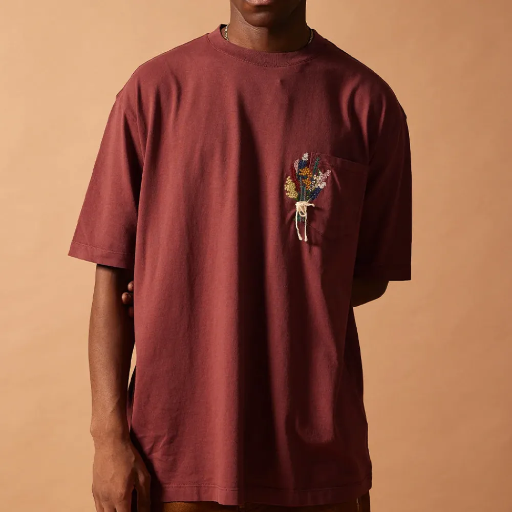 Fashion CALEB - T-shirt Buttercup - Bordeaux