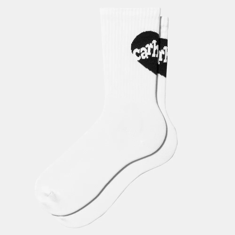 Shop Carhartt WIP - Chaussettes Amour - Blanc
