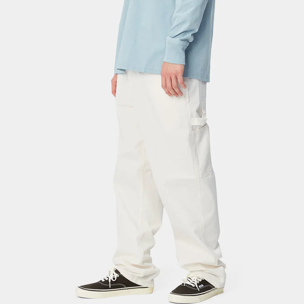 Cheap Carhartt Wip - Single Knee Pant - Blanc