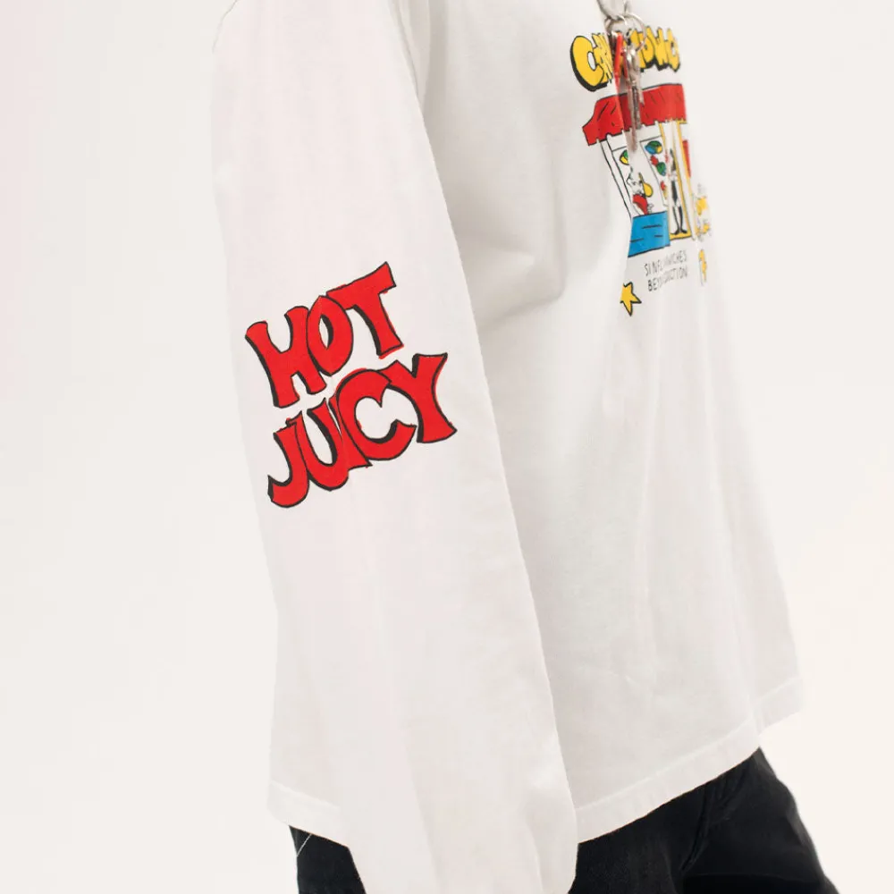Store CARNE BOLLENTE - T-Shirt Carne Sandwich - Blanc