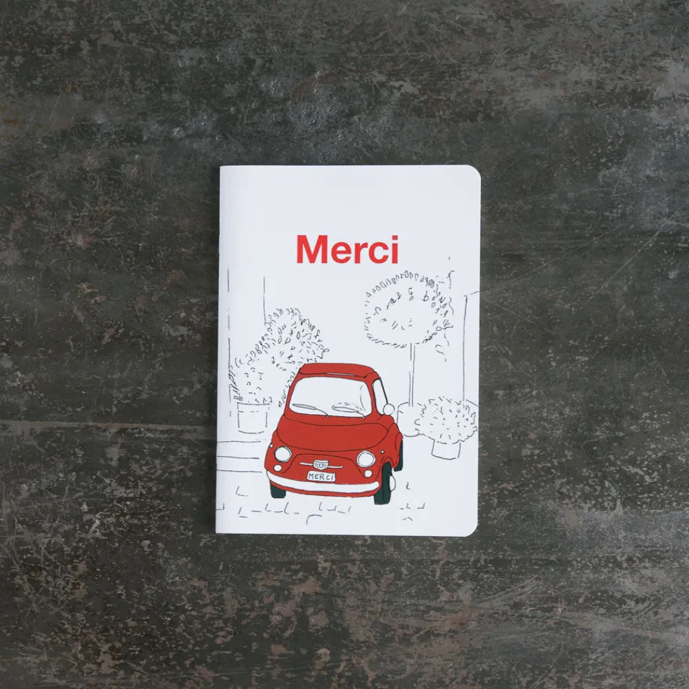 Cheap 2176 ESPACE GRAPHIC Carnet A5 Merci - Fiat 500