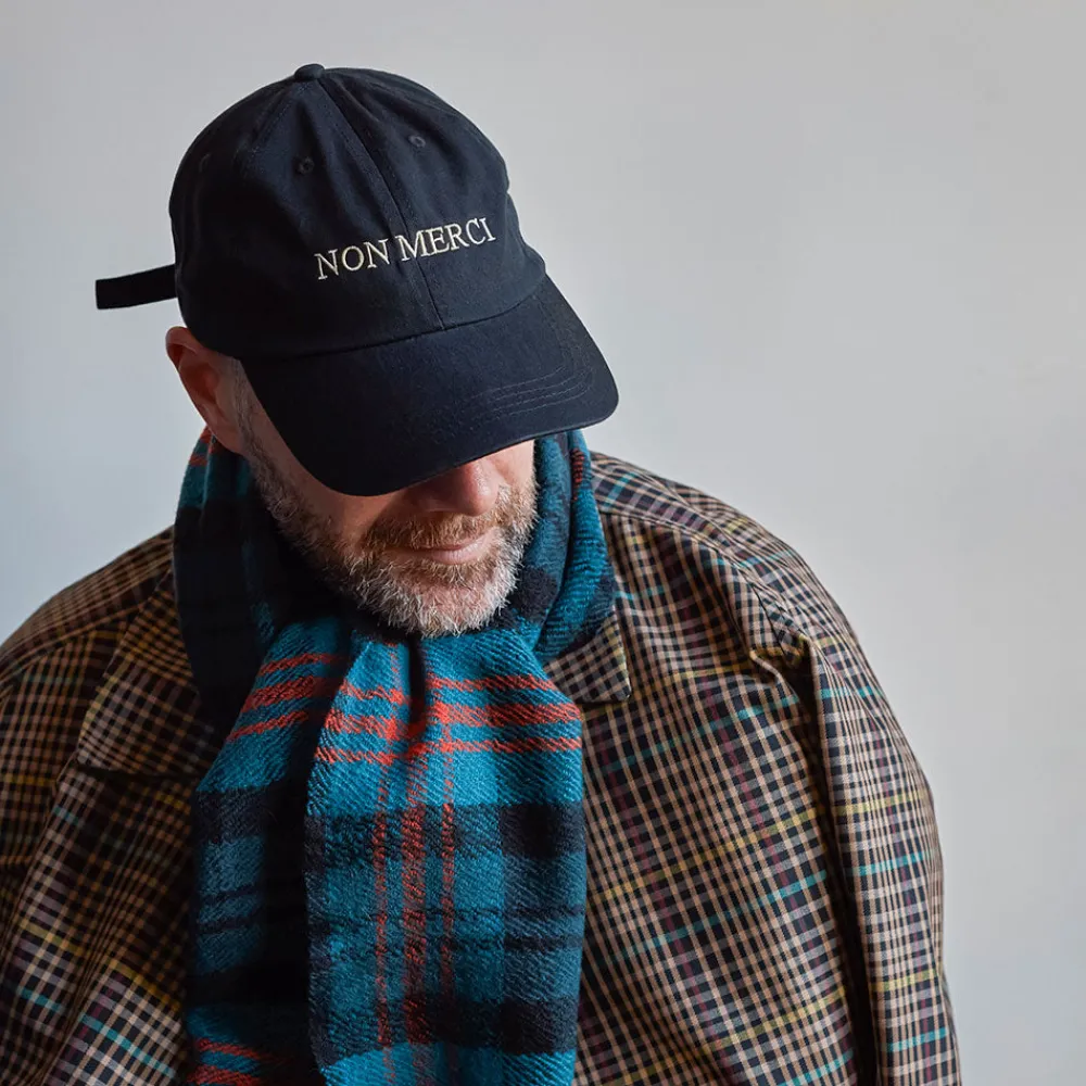 Best Sale Merci Casquette Unisexe Brodée Non - Noir