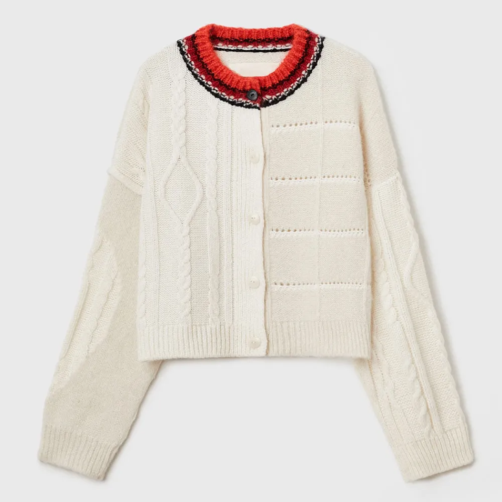 Clearance Cordera - Cardigan - Blanc