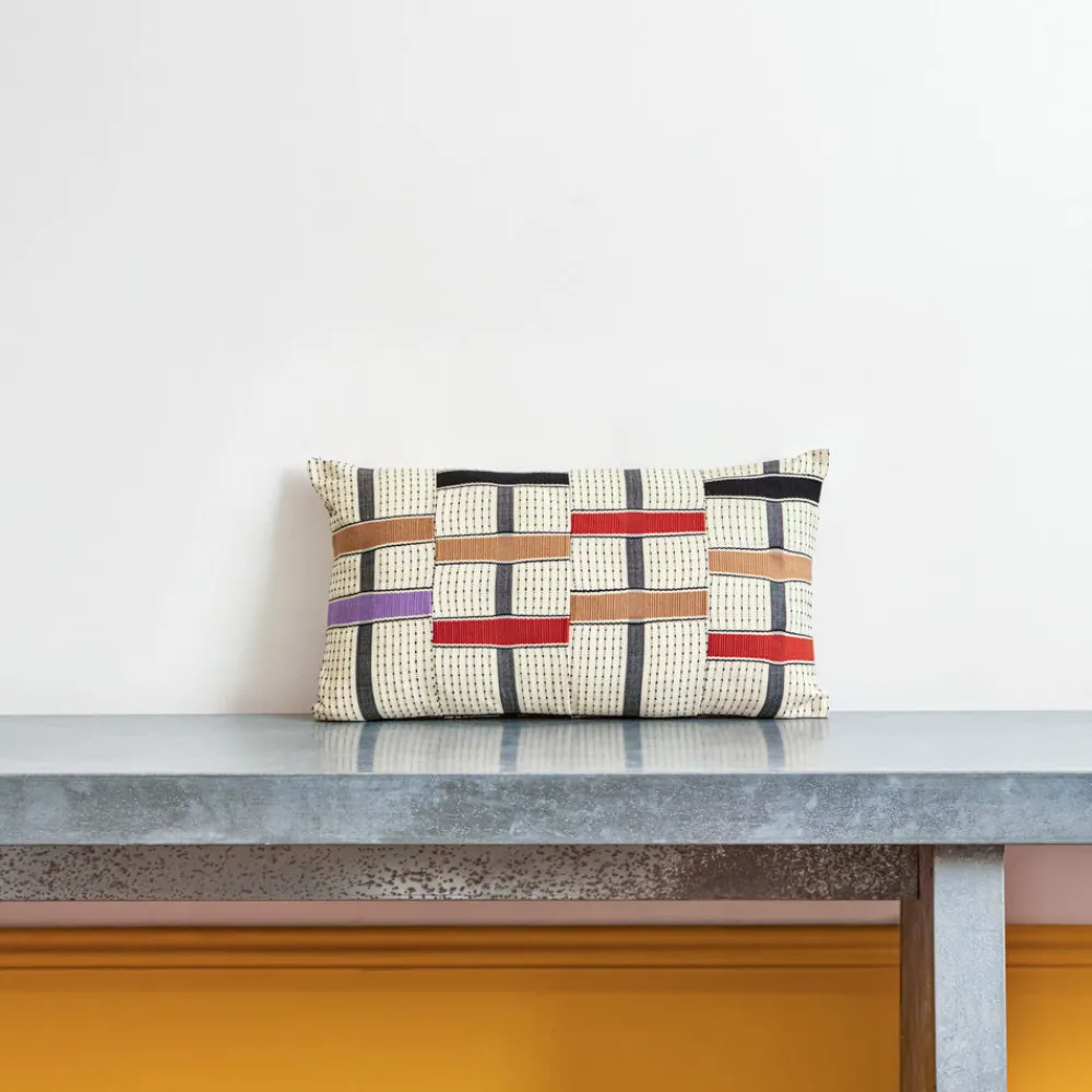 Best Sale 397 GOLDEN EDITIONS Coussin Kente To + Fro - Beige