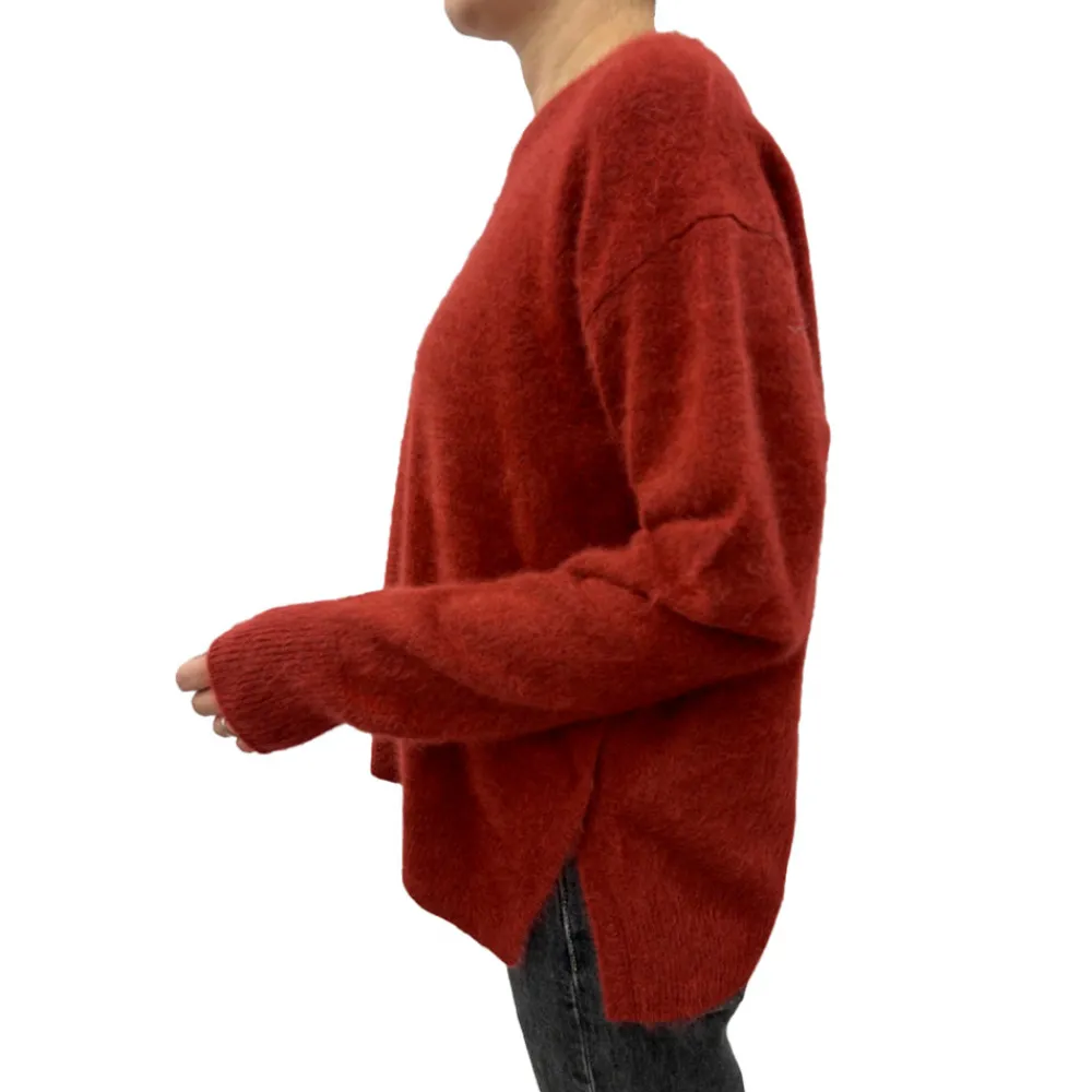 Outlet CT Plage - Pull Fendu - Rouge