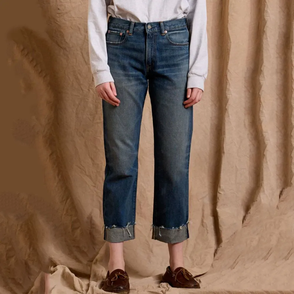 Best Sale Denimist - Lindsay Cuffed Jean - Bleu