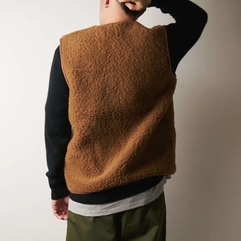 Flash Sale Direct Tannerie - Gilet Laine - Marron