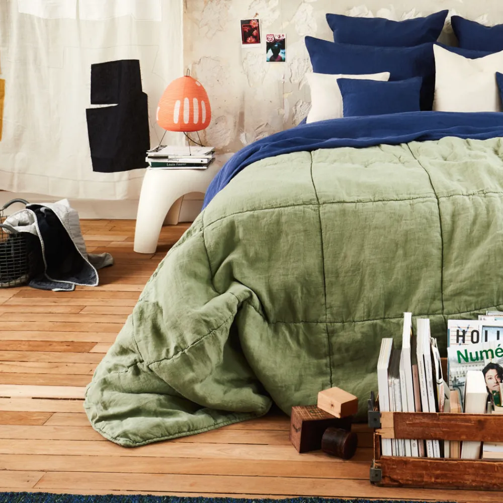 Discount 1700 COTEX Édredon bout de lit - Vert Komorebi VertKomorebi