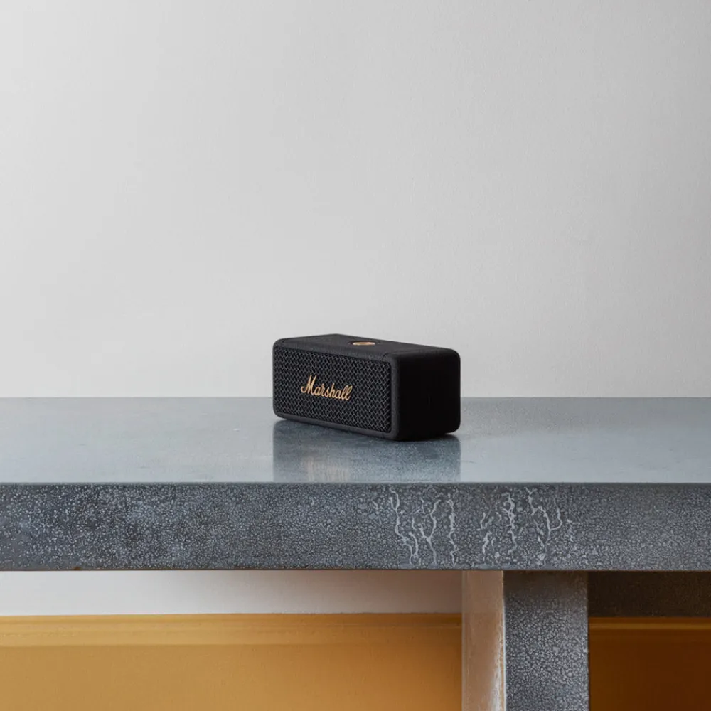 Fashion 1709 ASCENDEO Enceinte portable Emberton II BT Black & Brass - Marshall