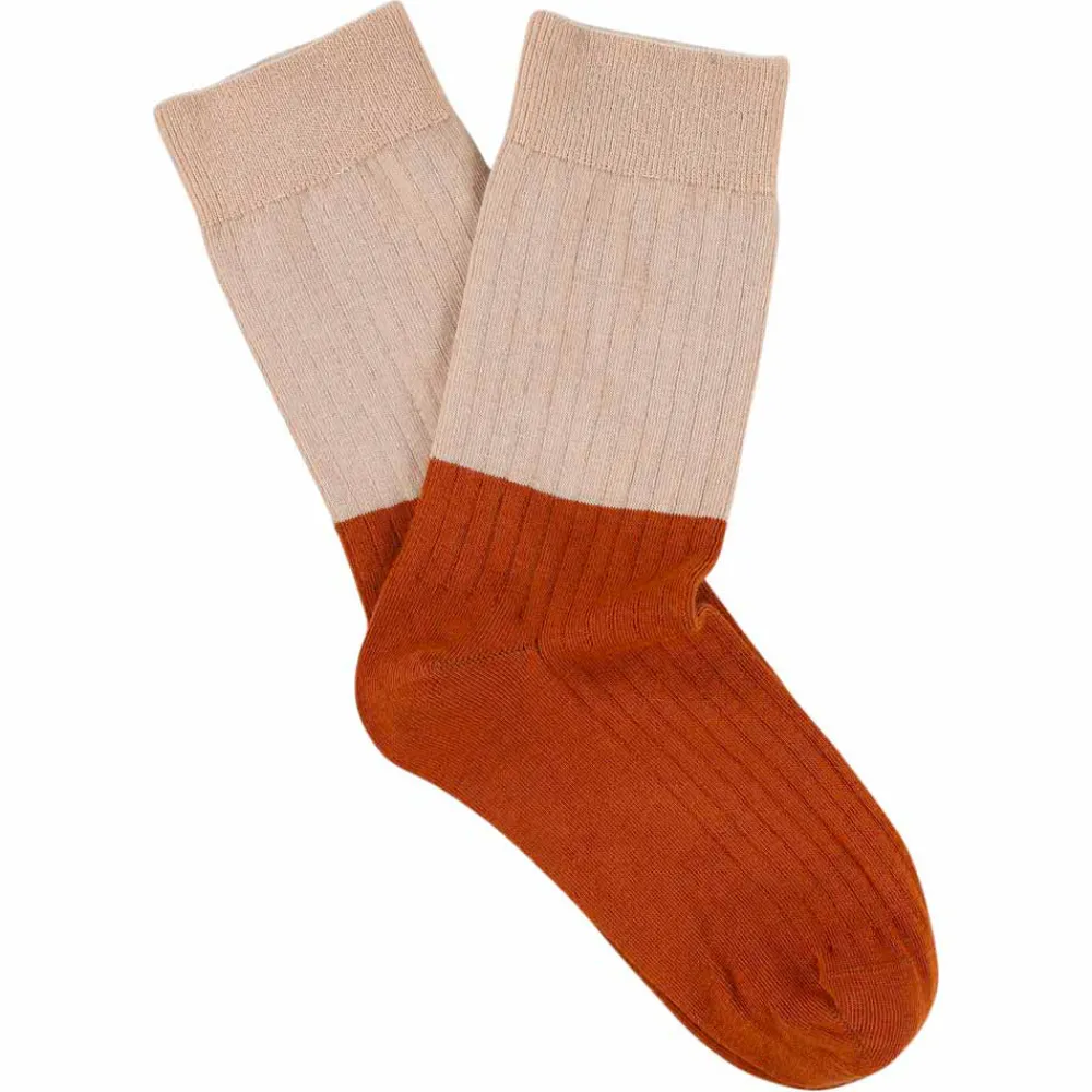 Clearance Escuyer - Chaussettes Color Block - Rose