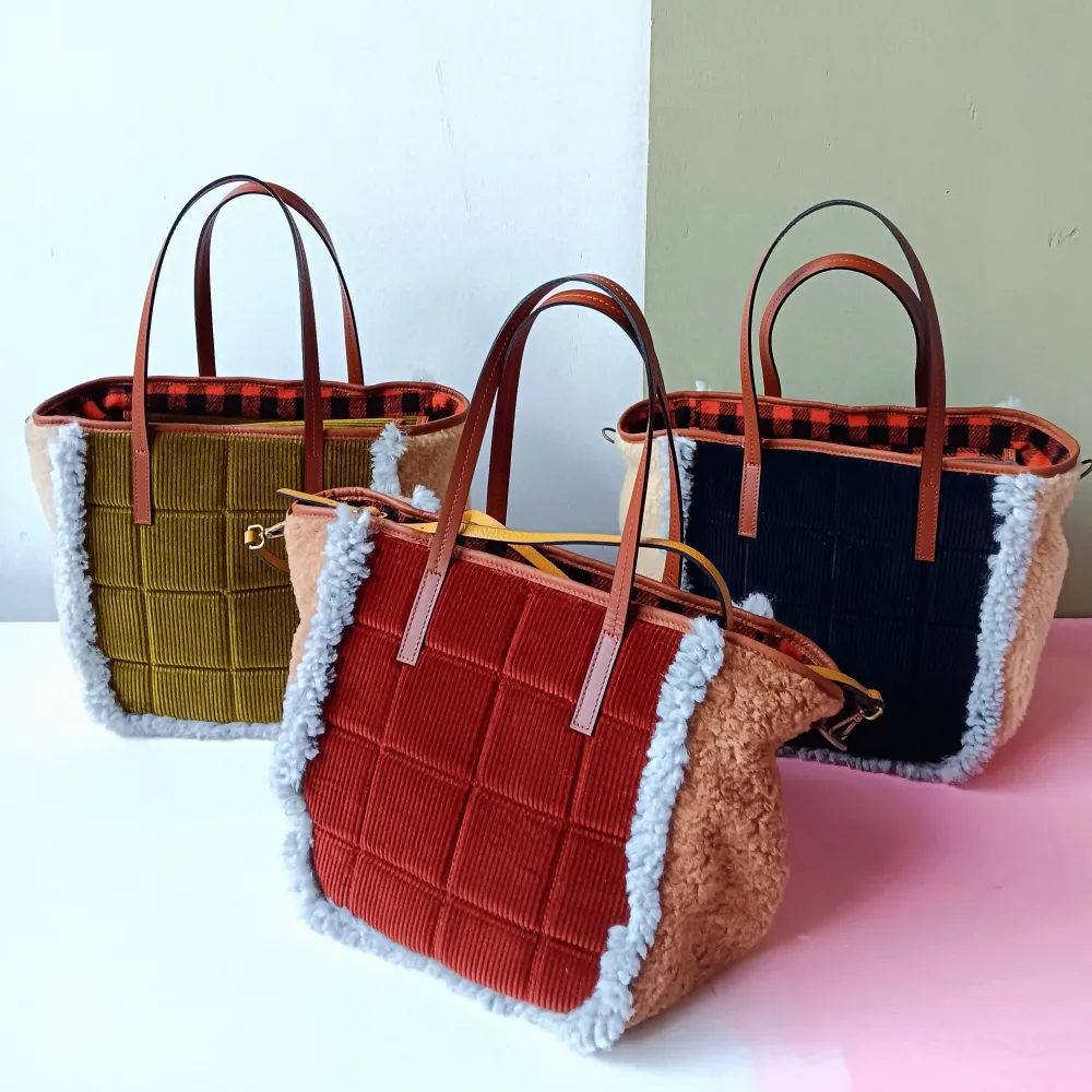 Flash Sale Exquisite J - Sac Velvet - Bleu
