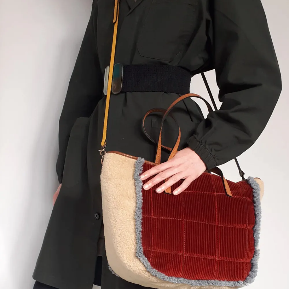 Flash Sale Exquisite J - Sac Velvet - Rouge