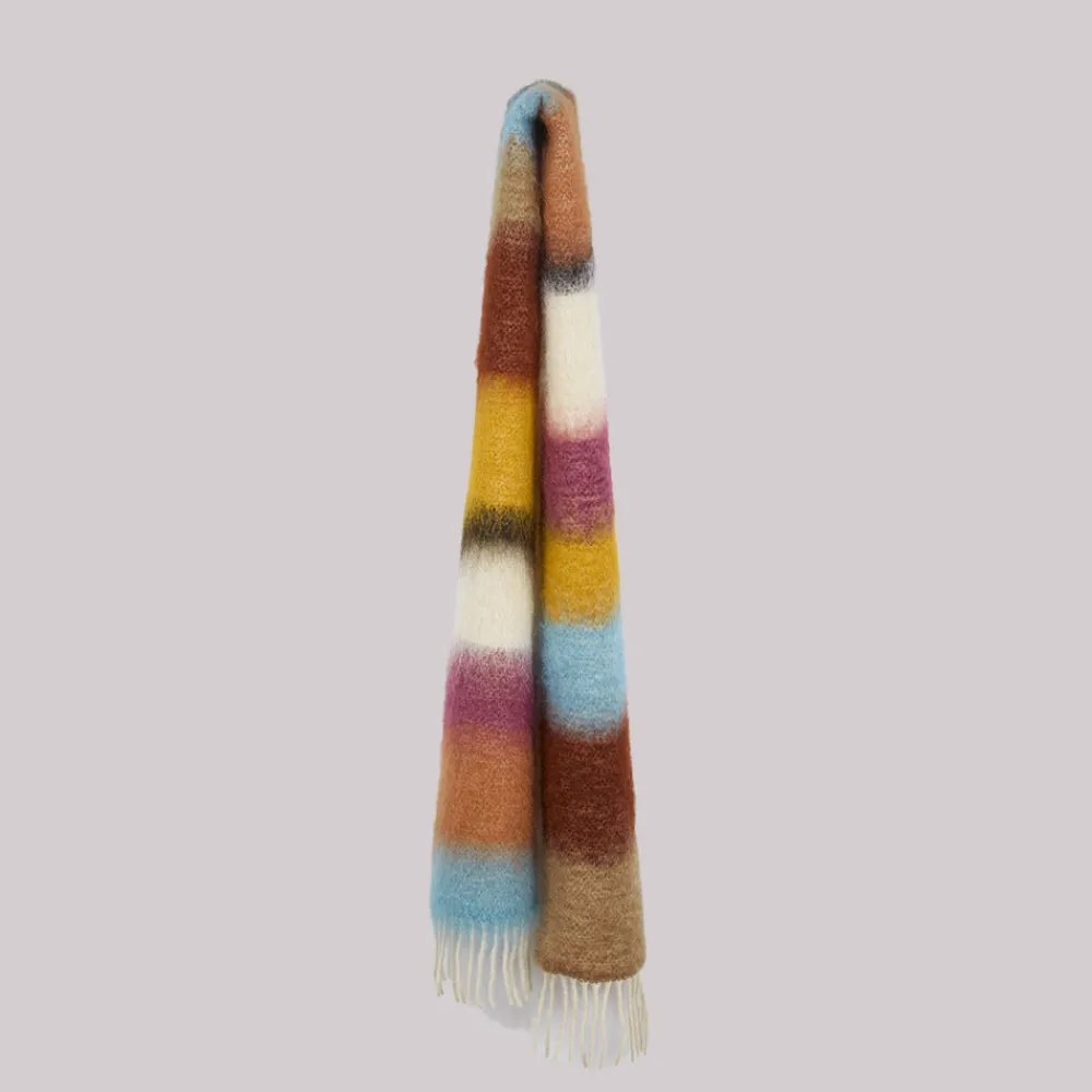 Sale Ezcaray - Echarpe Matisse - Bleu/Ecru