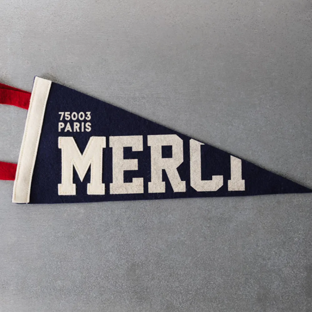 Clearance 2224 LE FANION FRANCAIS Fanion Merci - Bleu