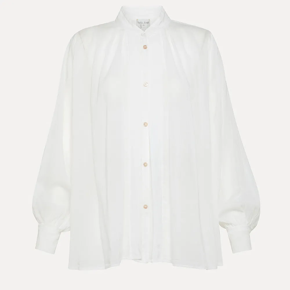 Store Forte_Forte - Chemise Bohémienne - Blanc