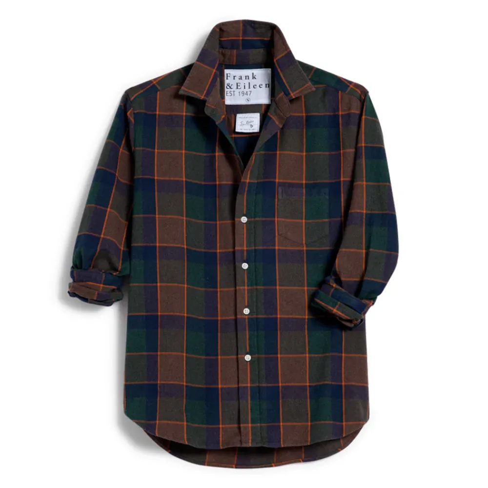 Cheap FRANK ET EILEEN Frank & Eileen - Chemise Eileen - Carreaux Marron et vert