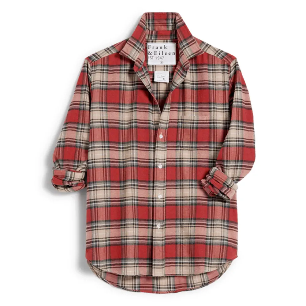 Flash Sale FRANK ET EILEEN Frank & Eileen - Chemise Eileen - Carreaux Rouge délavé