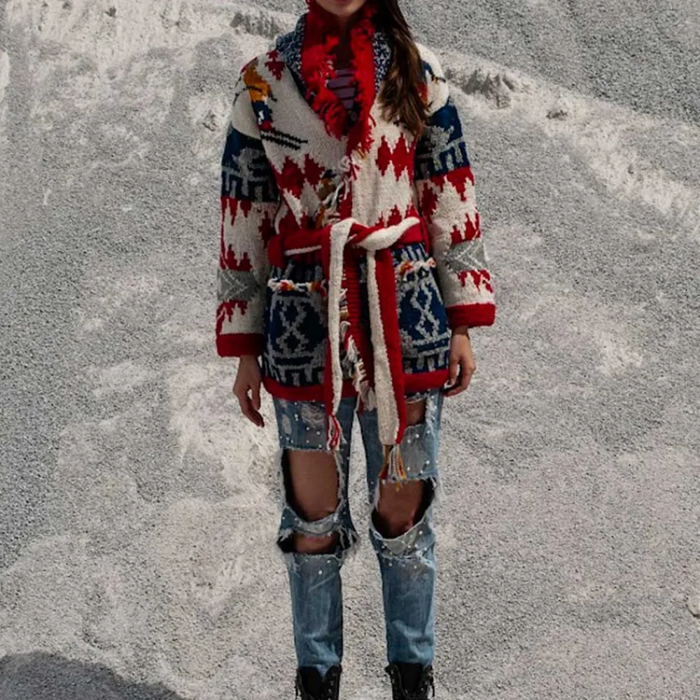 Outlet Frantic - Cardigan California - Rouge