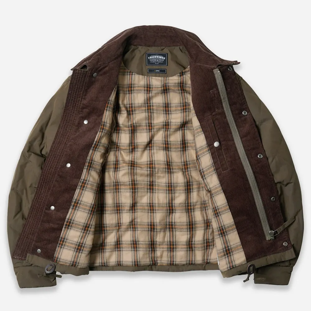 New FRIZMWORKS - Veste Quilted Hunting - Olive