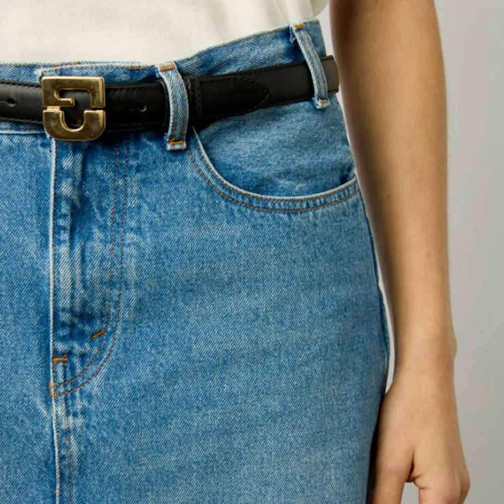 Clearance Gerard Darel - Jupe longue Dona - Denim