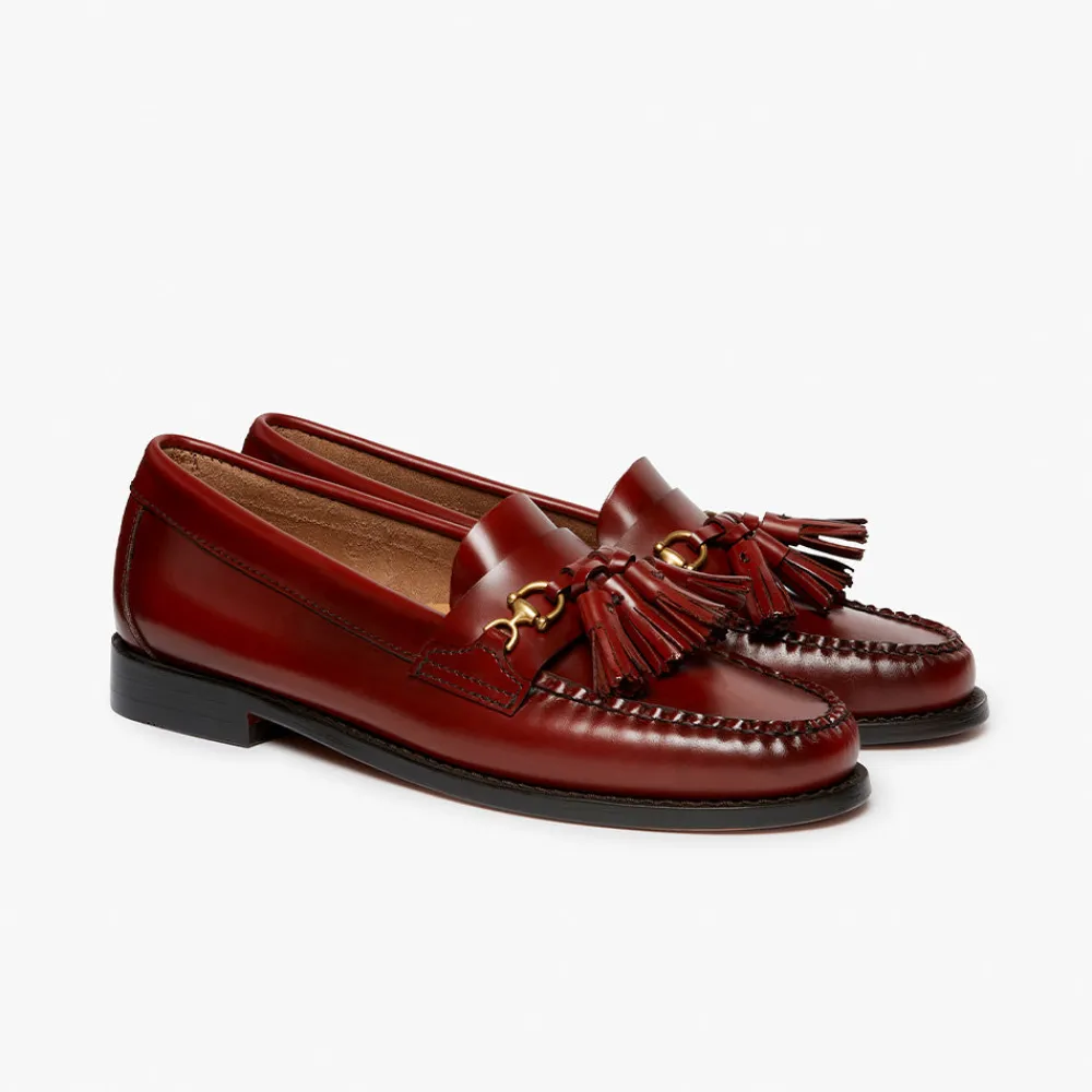 Outlet GH Bass - Mocassins Tetra Tassel - Cognac