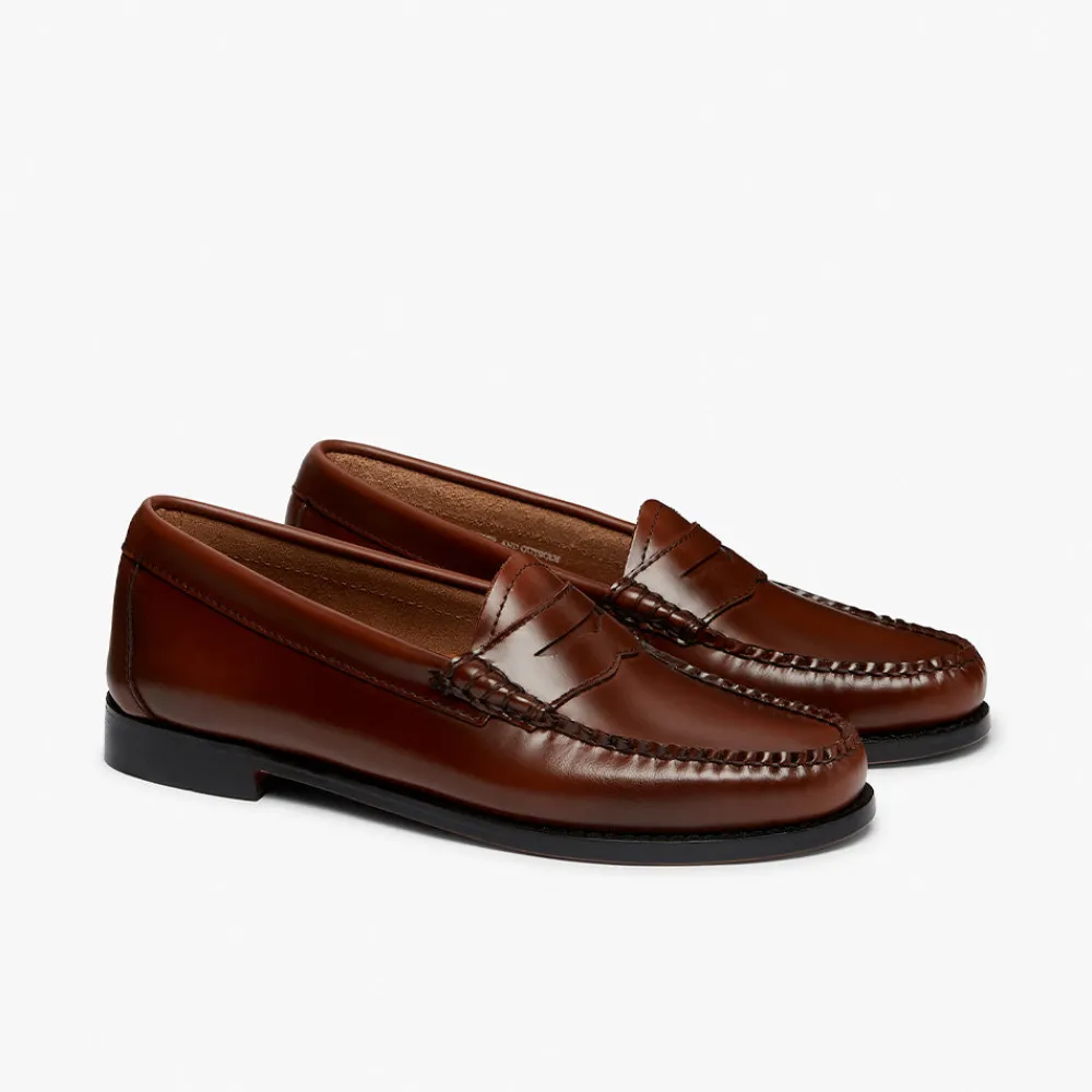 Discount GH Bass - Mocassins Weejuns Penny - Cognac